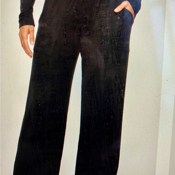 Soft Rib Wide Leg Pant - Picture 2 of 6